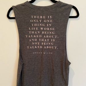 Forever 21 Oscar Wilde Workout Tank